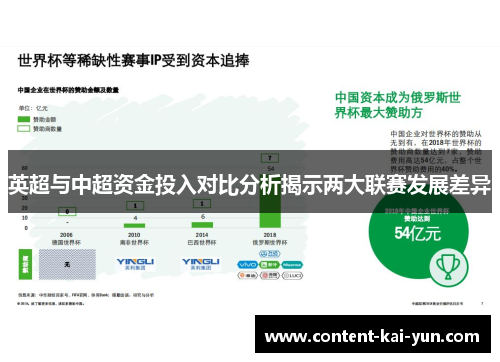 英超与中超资金投入对比分析揭示两大联赛发展差异 英超与中超资金投入对比分析揭示两大联赛发展差异