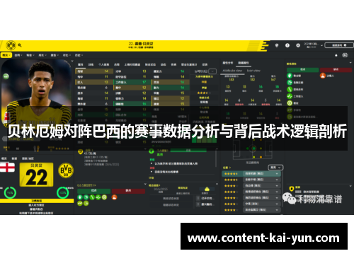 贝林厄姆对阵巴西的赛事数据分析与背后战术逻辑剖析 贝林厄姆对阵巴西的赛事数据分析与背后战术逻辑剖析